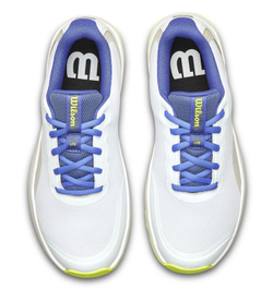 Женские Кроссовки теннисные Wilson Intrigue Lite - white/amparo blue/safety yellow