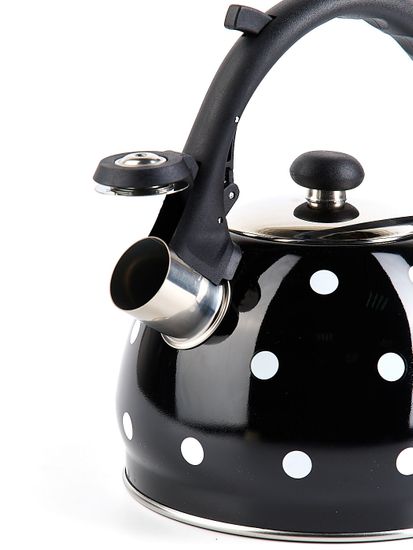 Чайник 2 л. из нержавеющей стали со свистком Kamille KM-1070 и нейлоновой ручкой