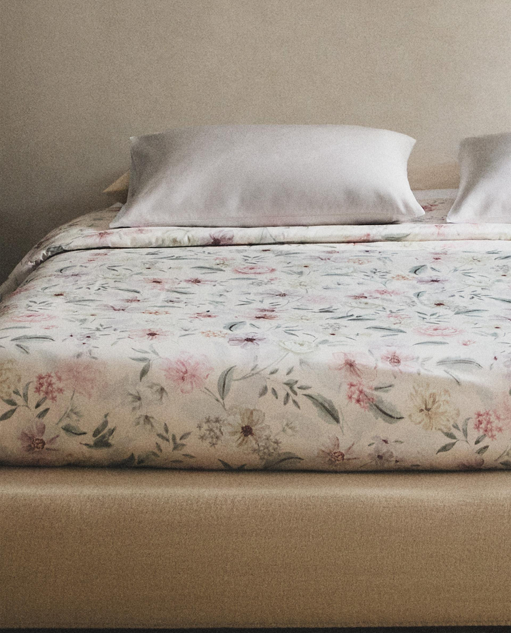 Пододеяльник Zara Home сатин, хлопок 100%, с цветочным принтом, 6166/088