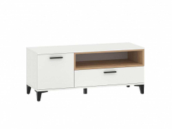 НМ 013.42 тумба ТВА Bergen белый/Дуб Бунратти