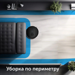 Робот-пылесос RED SOLUTION RV-RL6100S, 35Вт, черный/черный
