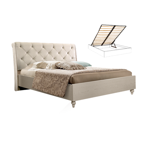 кровать 1,8 м велюр с подъемным механизмом