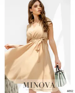 Платье 1078-1-бежевый Minova
