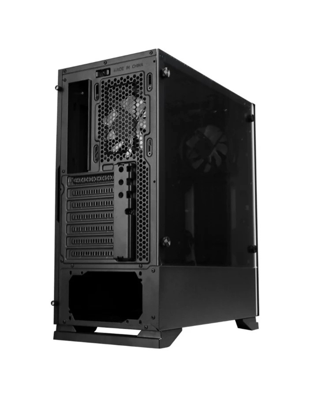 ZALMAN S5 Black, без БП, боковое окно (закаленное стекло), черный,  ATX