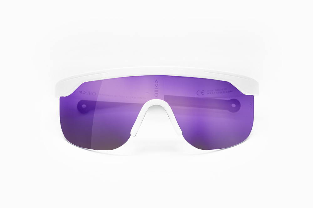 Спортивные очки AVEO Iride / White / Purple Mirror Lens