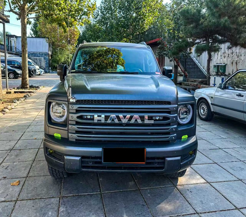 Haval H9 Усиленный бампер с площадкой под лебёдку Сrossover