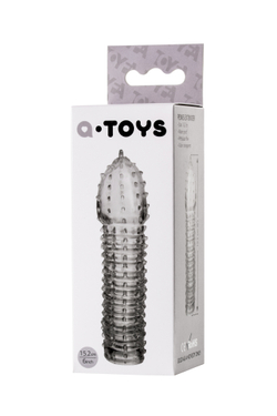 Насадка на пенис A-Toys by TOYFA Boyn, TPR, прозрачный, 15,2 см