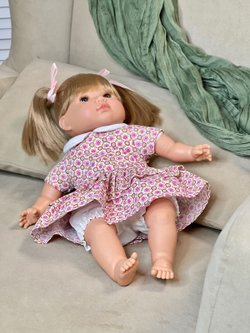 Кукла Berbesa мягконабивная 42см SANDRA в пакете (4408K)