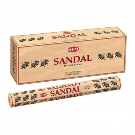 HEM  Sandalo Tall Hexa Благовония храмовые (длинные) Сандал 10шт