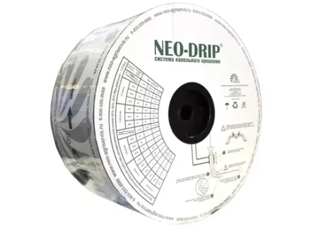 Капельная лента Neo-Drip, 1000м, шаг 10см, 1,0 л/час, эмиттерная, 6 мил