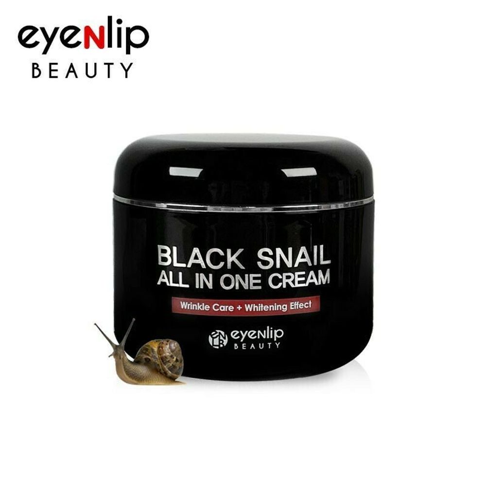 Крем для лица многофункциональный с экстрактом черной улитки, 100 ml, Eyenlip Black Snail All In One Cream