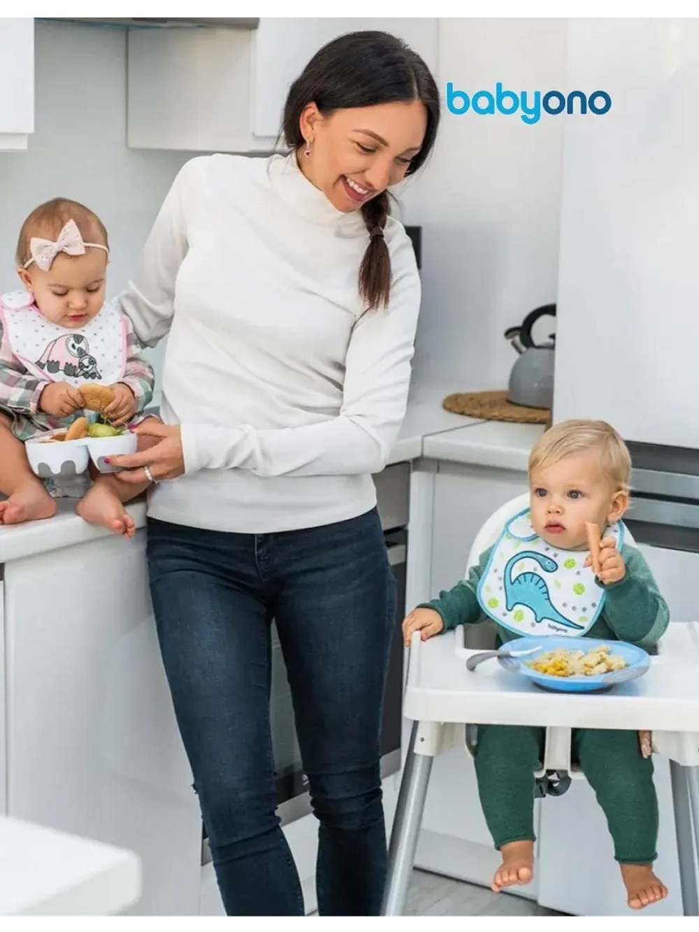 Ложки для прикорма 6 месяцев обучающие эластичные набор 2 шт