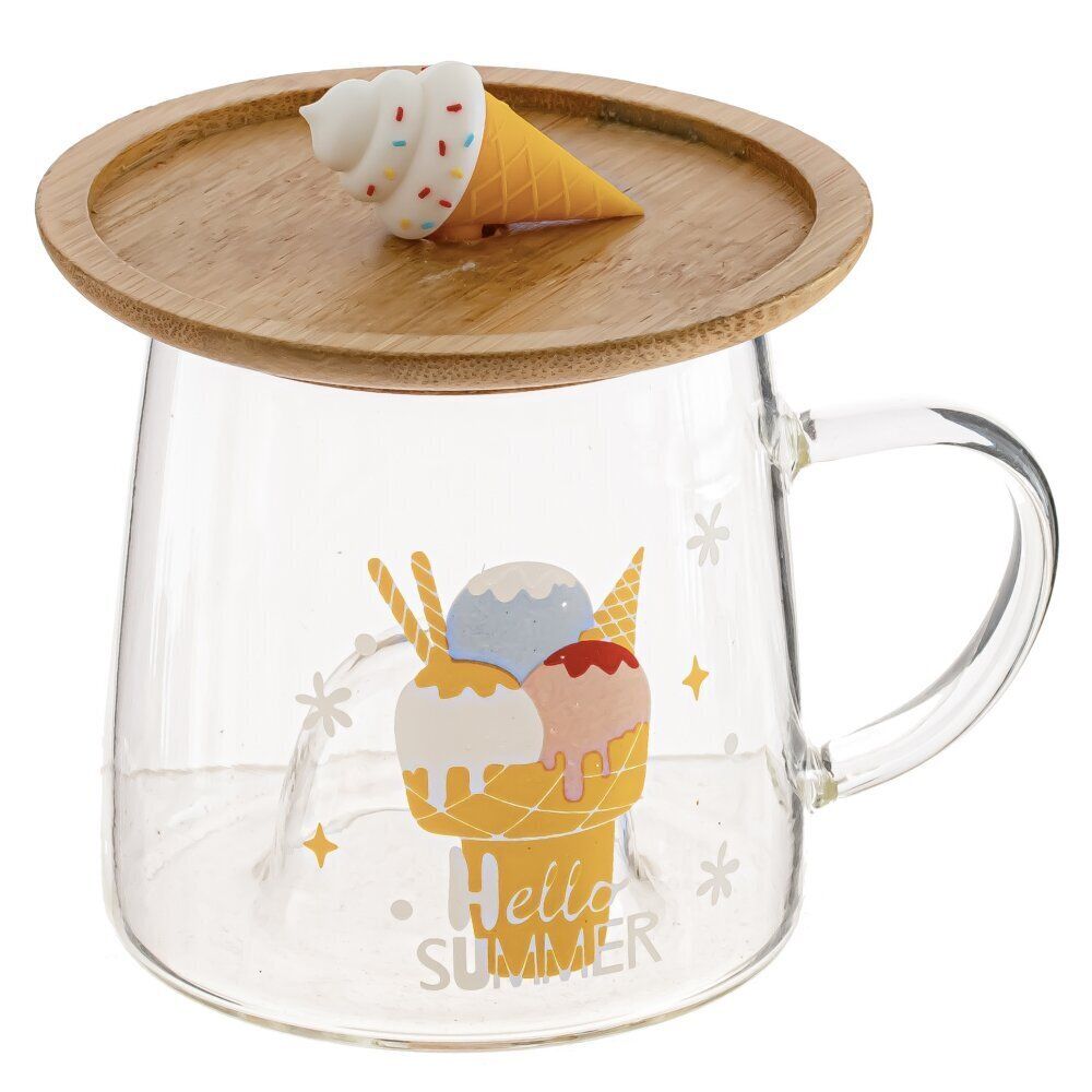 GAEM Кружка с крышкой 320 мл, L7 W7 H8 см