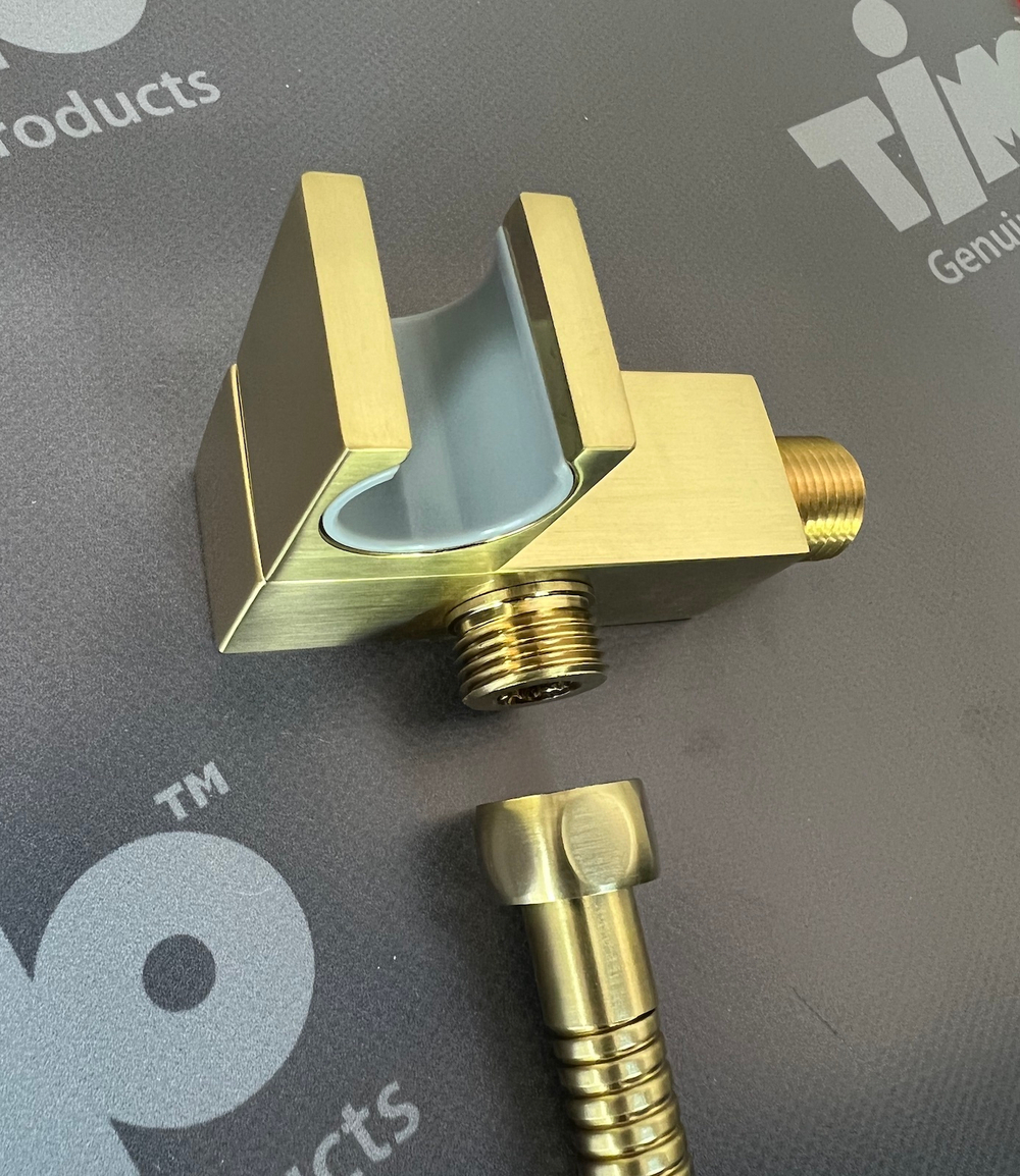 Душевой комплект Timo Petruma SX-5059/17SM с термостатом золото матовое