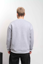 Свитшот мужской "Йошкар-Ола" серый меланж