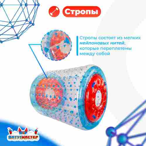 Аттракцион Водный роллер (Гидророллер) "Забава" ПВХ, 2.4*2.2*2.2 м