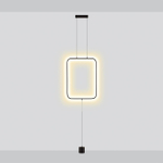 7022/27FLA HIGHTECH ODL25 247 Напольный светильник черный/металл/акрил IP20 LED 3000K 220V TEO