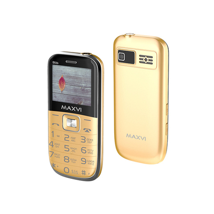 Сотовый телефон Maxvi B6ds Gold