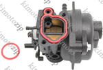 Карбюратор двигателя Briggs&Stratton (до s/n 18070100, а: 592361) [Kimoto]