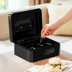 Ящик для денег LockSworth, 90х200х160 мм, 0,9 кг, сталь, синий