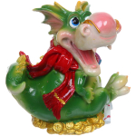 Фигурка «Новогодний Дракоша» 12,5*12*10 см, микс
