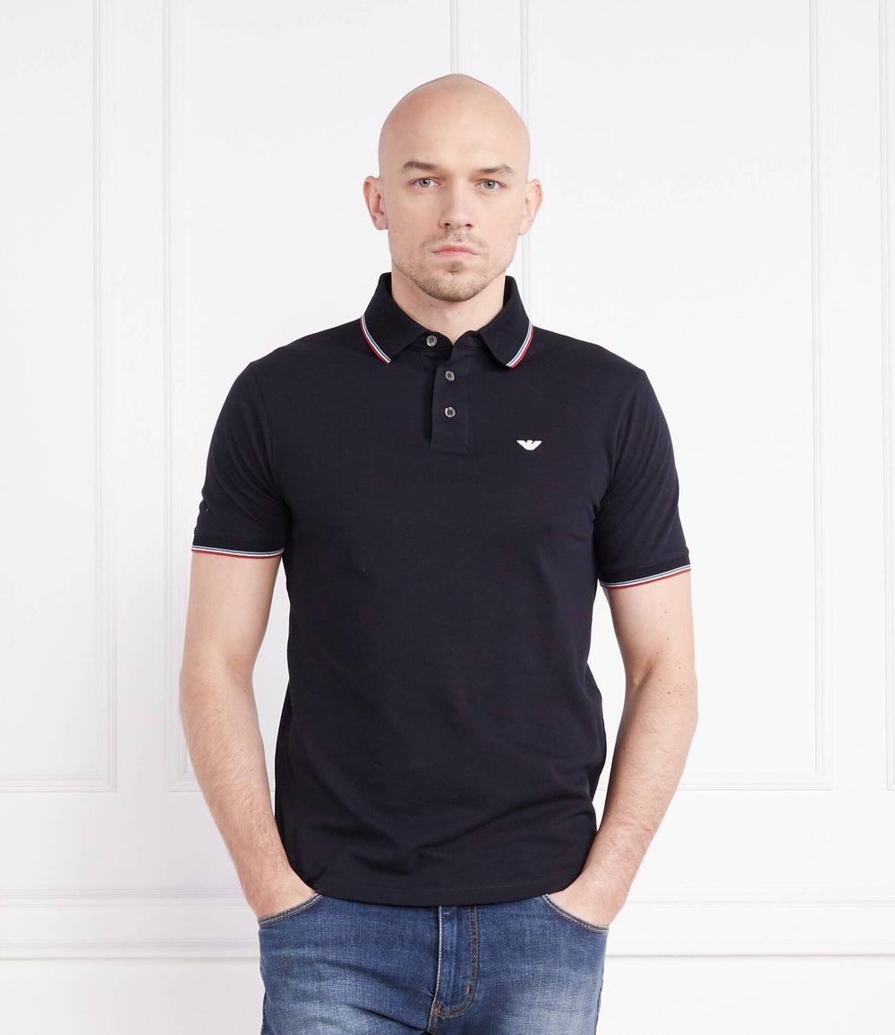 Поло Emporio Armani - темно-синий(3R1F70 1JTKZ)