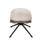 Оттоманка BLISS серый, экокожа, шенилл