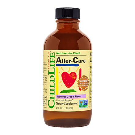 ChildLife, Средство от аллергии со вкусом винограда, Aller-Care Natural Grape, 118 мл
