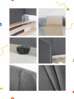 Диван - кровать 200х90 см Stitch ткань Микровелюр