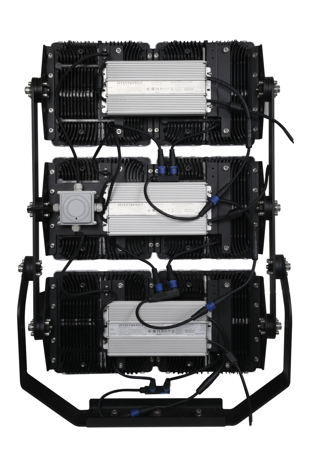Светодиодный мачтовый прожектор HPWINNER FL40 1200W (60+40°, 5000K, IP68)
