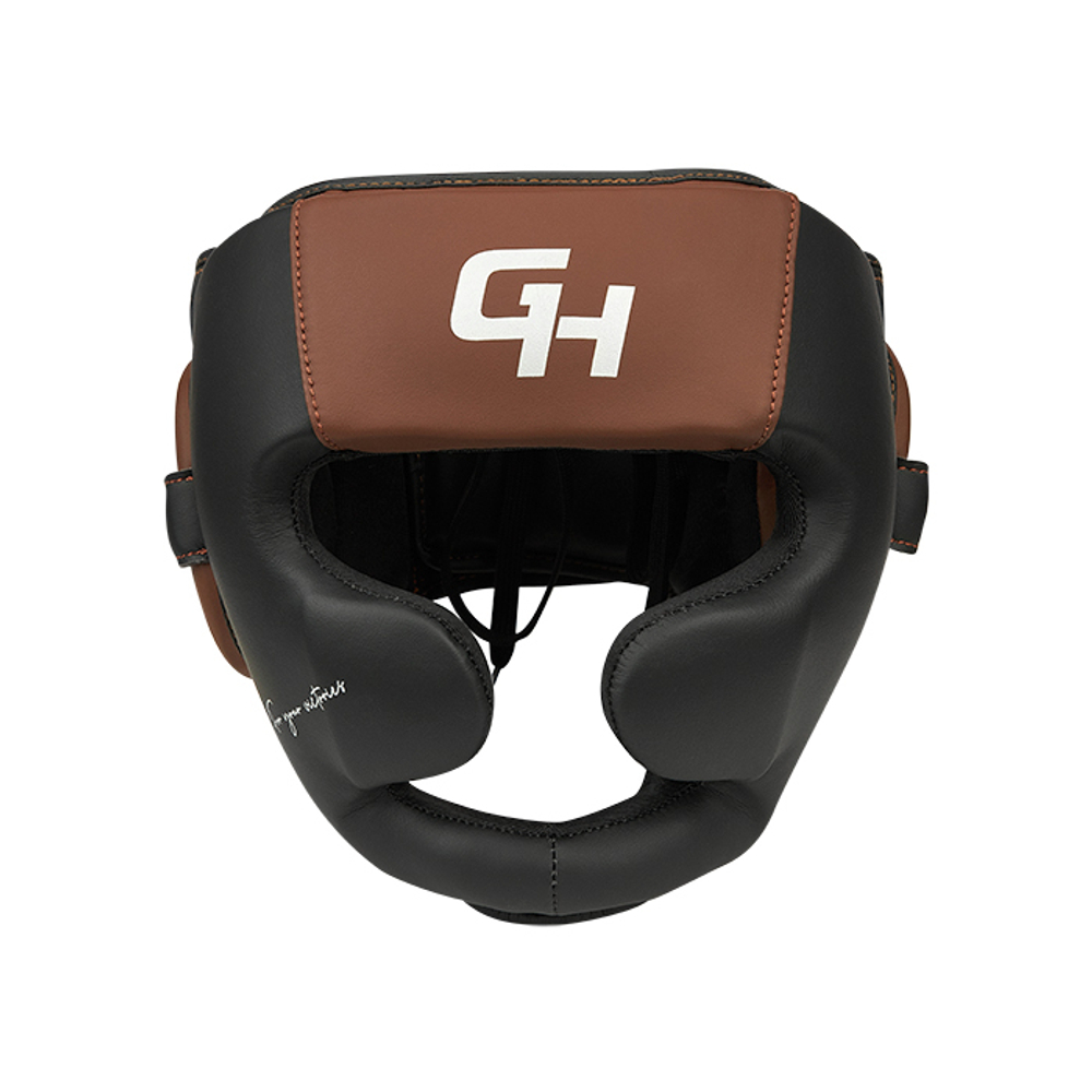 CNHGKF-980 Боксерский шлем Force Full Face KK Чёрно-коричневый