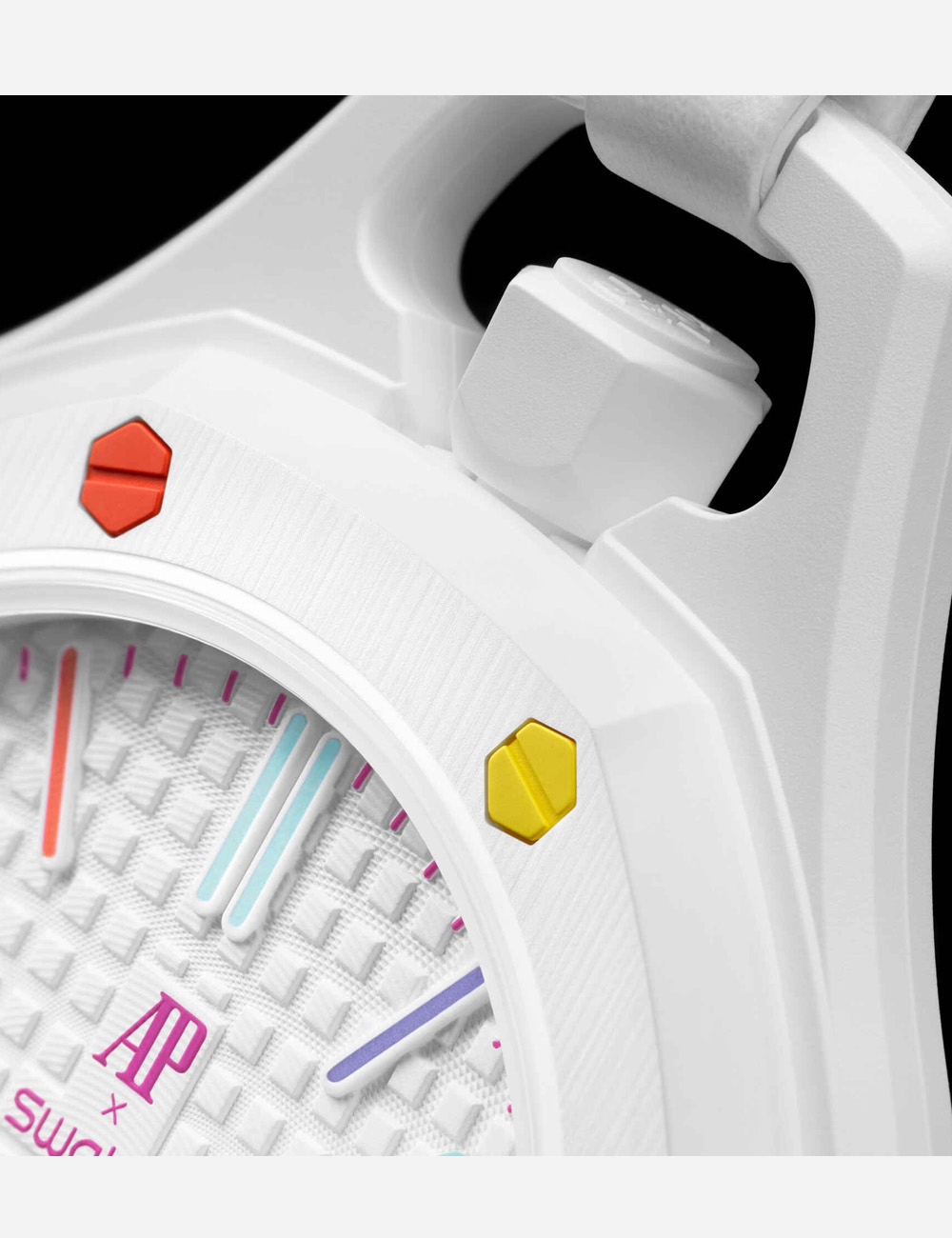 Часы Audemars Piguet x Swatch Royal Pop "Huit Blanc"