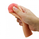 Реалистичная насадка на пенис Nile (16,5 см) телесная