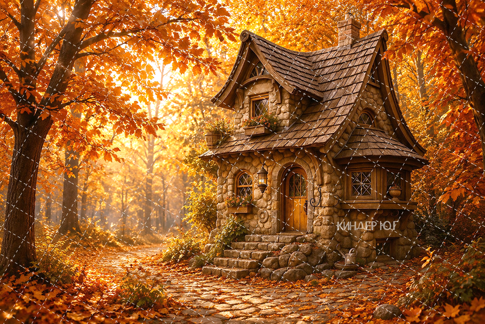 Фотофон "Домик в лесу" арт. ФФ906-78