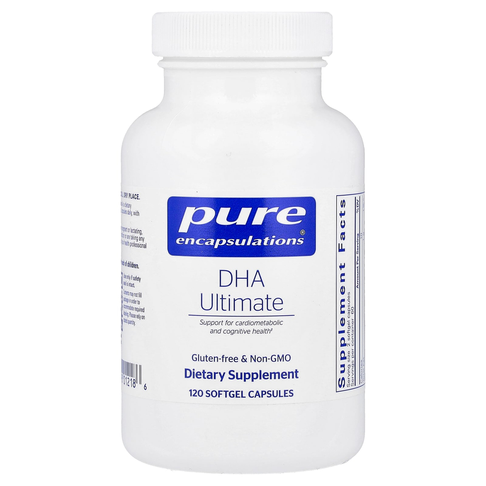 Pure Encapsulations, DHA Ultimate, 120 Softgel Capsules