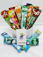 Кофе 3 в 1 в пакетиках растворимый 21 шт набор 18 вкусов