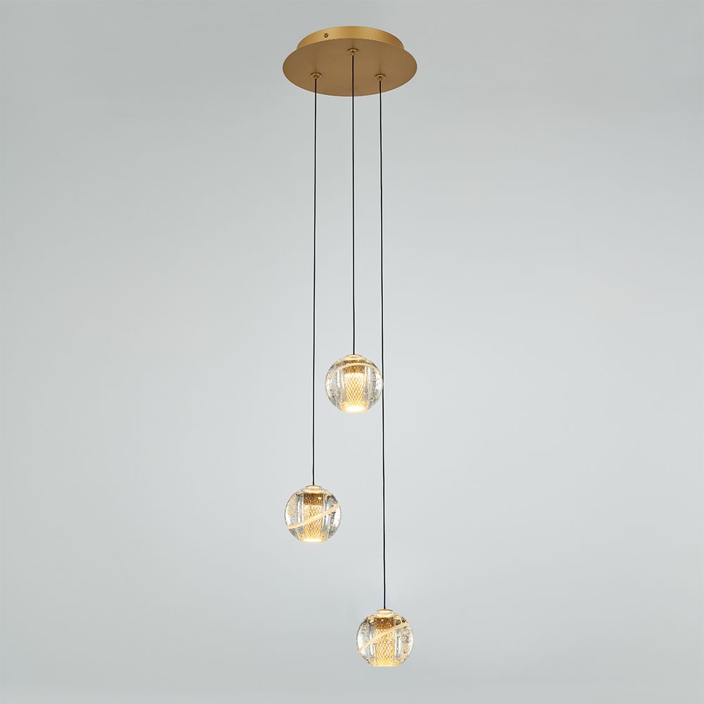 Подвесной светильник MD22001052-3A gold