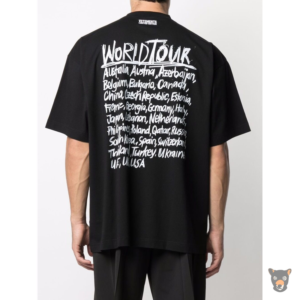 Футболка Vetements "World Tour"