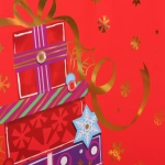 Пакет подарочный «Волшебный год» 31*42*12 см, микс