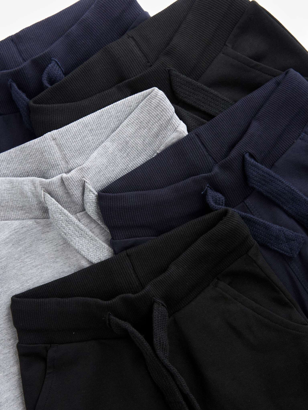 Джоггеры для мальчика Next 164-334, 5 шт., Черный, Темно-синий, Серый