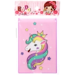 Расческа с зеркалом в наборе детские «МИМИШКИ», единорог, цвет розовый, 11*7,8см