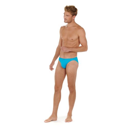 Мужские трусы слипы бирюзовые HOM PLUMES Micro Briefs 404756_4000PF