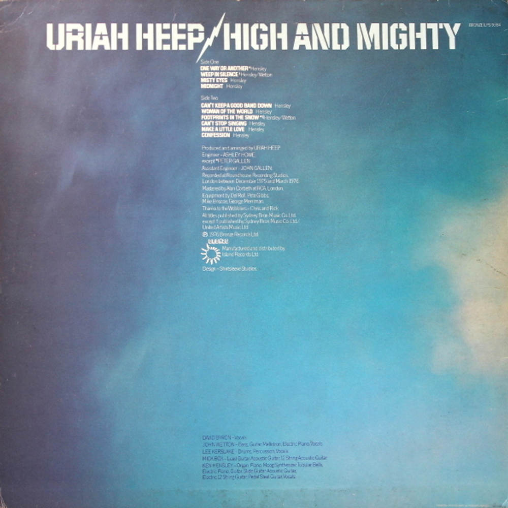 Uriah Heep / High And Mighty (LP)