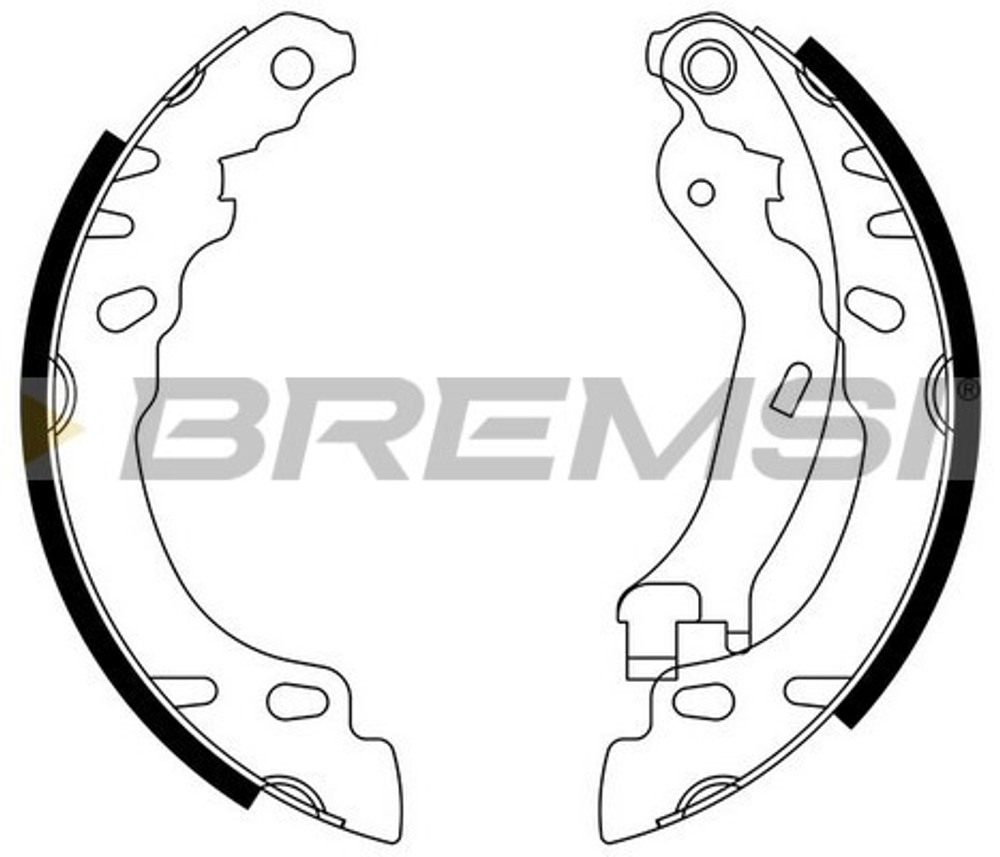 BREMSI - GF0154-BMS - Brake Shoe Set
