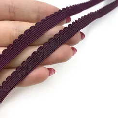 Резинка отделочная слива 9 мм (цв. 076), K-191/9