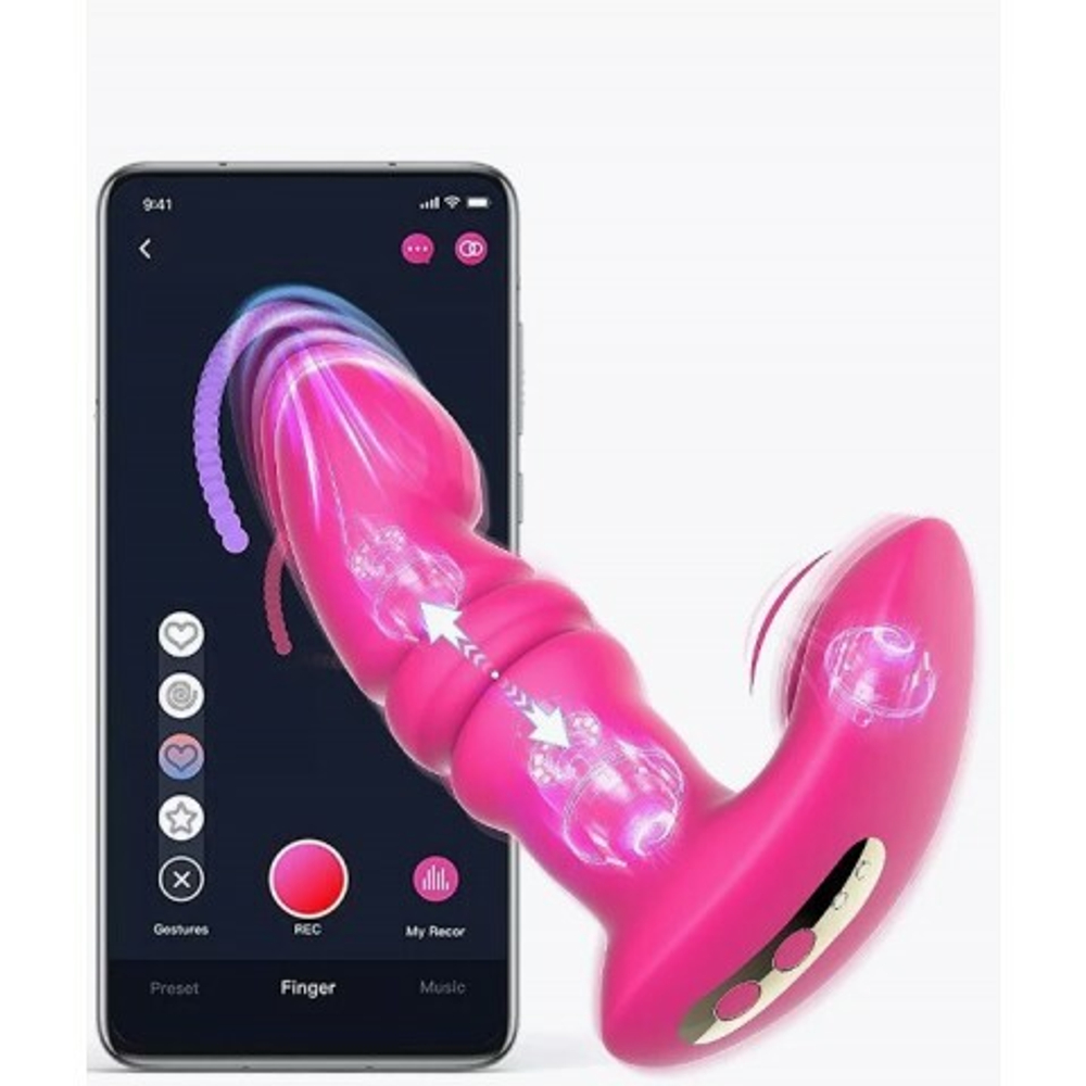 Универсальный вибростимулятор JIVE от Magic Motion, розовый