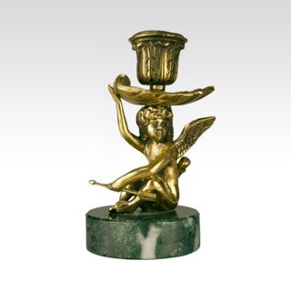 Подсвечник "Купидон" (на камне)