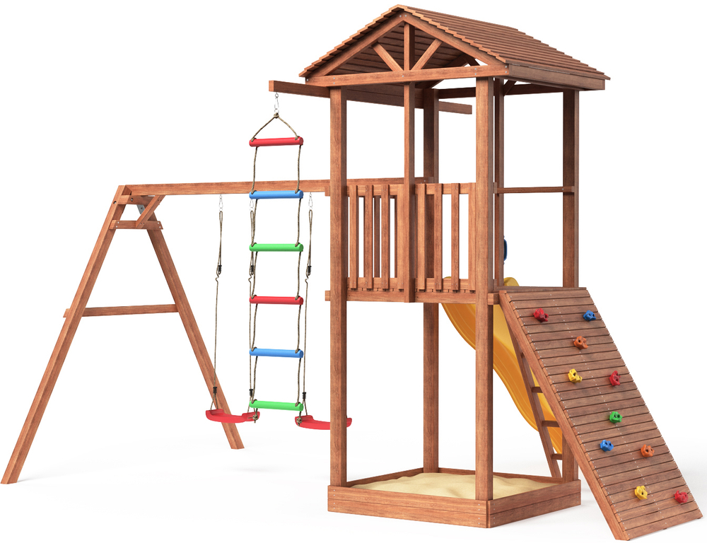 Детская площадка Спортивный городок 5 с качелями