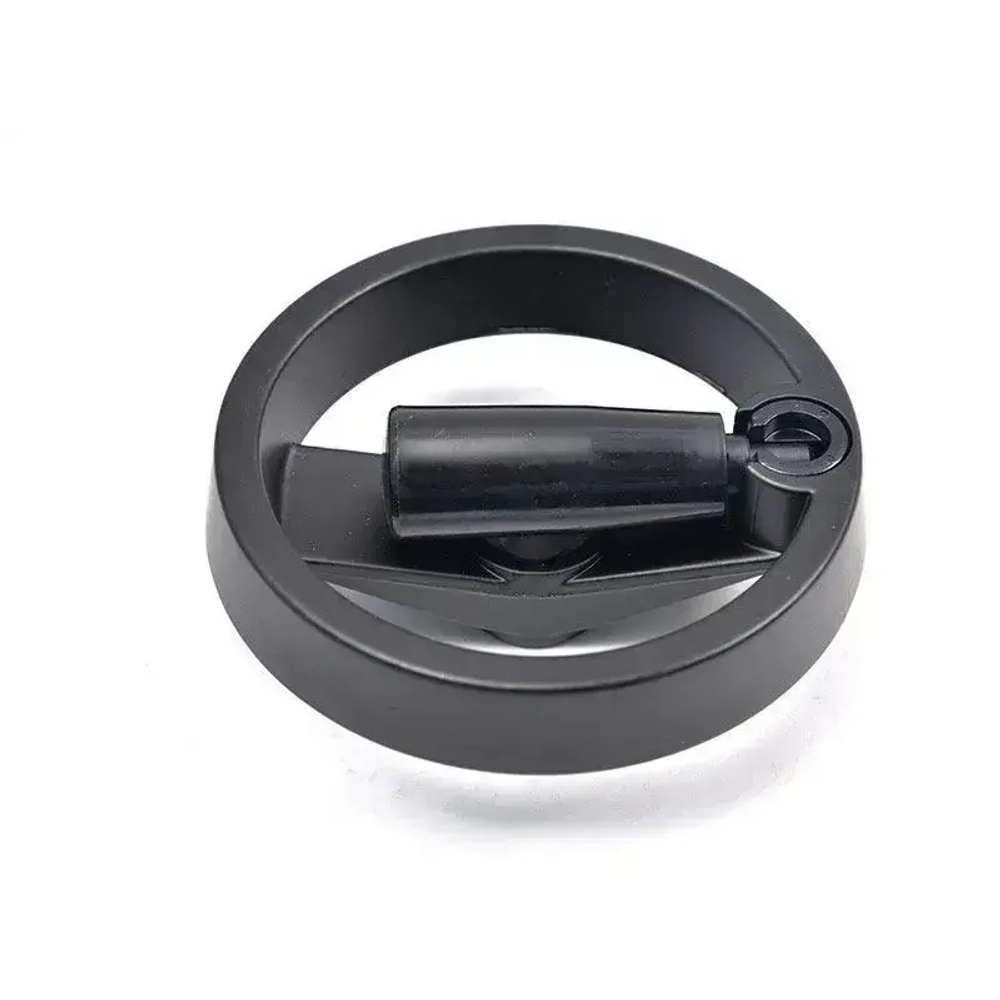 Маховик алюм 200х20х6мм (Dxdxb) с 2-мя спицами, цельнолитой, с откид ручкой