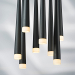 807087 Подвес PUNTO 8х25W G9 ХРОМ/ЧЕРНЫЙ/БЕЛЫЙ